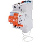 Gewıss GWD4817R Restart Kaçak Akım Koruma Rölesi Otomatik Kurma Ünitesi - 30MA - 25A Monofaze A Tipi Kaçak Akım