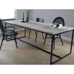 Geyik Mobilya Ağaç Ahşap Masa - Ceviz - 90X190X75H