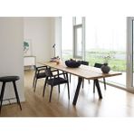 Geyik Mobilya Büyük Ahşap Ağaç Yemek Masası - Ceviz - 90X190X75H