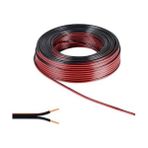 Geylani Yapı Market 10 Metre 2 x 0,75 Kablo Yassı Kordon Hoparlör LED Elektrik Kablosu Siyah