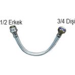 Geylani Yapı Market 70 cm 3/4 1/2 Nipelli Flex Bağlantı Hortumu 3-4 1-2