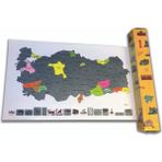 Gez-Kazı Türkiye Haritası – Kazınabilir Renkli Harita – Hediyelik Keşif Haritası 50X30 cm