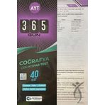 Gezegen Yayıncılık AYT 365 Gün Coğrafya 40 Yaprak Test