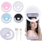 Gezegenden Avm Ring Light Selfie LED Işık Tüm Telefonlara Uyumlu 3 Kademeli Tiktok-Youtube-Kişisel Çekimler