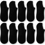 Gezen Çorap Sneaker Kısa Patik Çorap Görünmez Pamuklu Yumuşak 10 Lu Paket 84757589 - 40 - 45 - Siyah