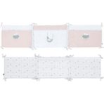 Gezenbebe Hero Bebek & Çocuklar İçin Nakışlı Karyola Kenar Koruyucu (40X180) Bunny