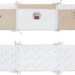 Gezenbebe Hero Bebek & Çocuklar İçin Nakışlı Karyola Kenar Koruyucu (40X180) Teddy