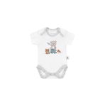 Gezenbebe Hero Bebekler İçin Kısa Kol Body Teddy (Organik) Yeni Doğan