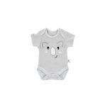 Gezenbebe Hero Bebekler İçin Nakışlı Kısa Kol Body Koala 3-6 Ay