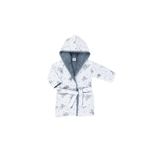 Gezenbebe Hero Desenli Müslin & Havlu Bebek Çocuk Bornozu Koala 1-2 Yaş