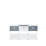 Gezenbebe Hero Koala Nakışlı Bebek Ve Çocuklar İçin Karyola Kenar Koruyucu 40 X 180 Cm - Gri