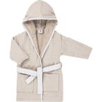 Gezenbebe Hero Müslin & Havlu Bebek Çocuk Bornozu Teddy - 1 - 2 Yaş - Bej