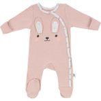 Gezenbebe Hero Uzun Kollu Nakışlı Bebek Tulumu Bunny - 0 - 3 Ay - Pembe