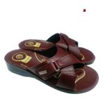 Gezer 4 Noktalı Bayan Terlik - Bordo