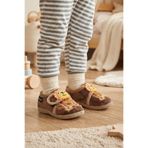 Gezer Bebe Erkek Çocuk Kışlık Cırtlı Ayarlanabilir Günlük Okul Kreş Panduf Ayakkabı GA2KBM.03361.00, Kahve, 21