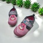Gezer Tam Ortopedik Kışlık Happy Birds Yumuşak Kaymaz Taban Ev,kreş,anaokulu Panduf - Pembe - Gri