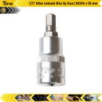 Gfb 1/2" Allen Lokmalı Bits Uç Kısa | HEX14 x 55 mm