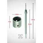 GFB 120mm Beton Duvar Delme Panç + Sds-Plus (350mm) Uzun Adaptörlü