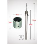 GFB 35mm Beton Duvar Delme Panç + Sds-Max (350mm) Uzun Adaptörlü