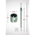 GFB 40mm Beton Duvar Delme Panç + Sds-Plus (250mm) Adaptörlü