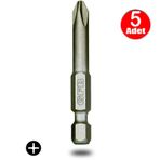 Gfb Bits Yildiz Uc Vidalama Matkap Ucu Ph2 X 50Mm - 5 Adet