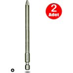 Gfb Bits Yıldız Uç Vidalama Matkap Ucu Pz2 x 150mm - 2 Adet