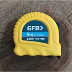 GFB Çelik 5 Metre 25 mm Kırılmaz Abs Plastik Şerit Metre