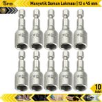 Gfb Manyetik Somun Lokması | 13 x 45 mm | 10 Adet