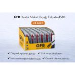 Gfb Plastik Maket Bıçağı Falçata 4510 Profesyonel Maket Bıçağı 24 Adet