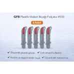 Gfb Plastik Maket Bıçağı Falçata 4510 Profesyonel Maket Bıçağı 6 Adet - Renkli - Belirtilmemiş