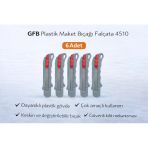 Gfb Plastik Maket Bıçağı Falçata 4510 Profesyonel Maket Bıçağı 6 Adet