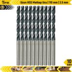 Gfb Uzun Hss Matkap Ucu | 110 mm | 3.5 mm | 10 Adet