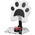 Gfc Life Store Derece Dönebilen Kedi Patili Telefon ve Tablet Standı Tutucu Film Vs Izlerken Kullanmak Için Dönebilen Stand Şeffaf Iphone Samsung ve Xiaomi Ile Uyumlu Dönebilen Stand Telefon Tutucu