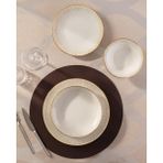 Gfc Life Store Gold Platin Coco Vıal Altın Yaldızlı 6 Kişilik 24 Parça Yemek Takımı