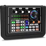 Gfc Life Store Ses Kartı Youtube Kick Podcast ve Yayıncı, Ses Kartı, Dj Mikser, Taşınabilir Podcast Prodüksiyon Stüdyosu, Canlı Yayın, Kayıt, Oyun Için Kondenser Ses Kartlı Mikrofon Mikseri P800