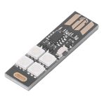 GFRGFH 5 Adet LED TV Arka Işık Kiti Süper Mini USB Işık İnce Ultra İnce Çok Renkli Değişen 7 Renk RGB Gece 4 LED TV Arka Işık Kiti Masa Lambası DC5V
