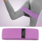 GFRGFH Direnç bandı, fitness bandı, yoga diz bükme kemeri, kaymaz, kalınlaştırılmış spor direnç bandı, kalça bacak antrenmanı, güç antrenmanı, barfiks, kas geliştirme, yoga direnç bandı (mor)