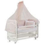 G&G Baby Bianco Anne Yanı Beşik Ve Pembe Uyku Seti