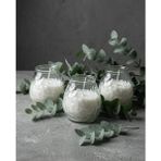 Gg Glow 60 Saat Yanma Süreli Bistro Serisi Dekoratif Kokulu Mum - %50 Bitkisel Balmumu Karışımlı Bombeli Cam Kavanoz (102X98MM) - 3 Adet