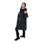 gg göksel giyim Büyük Beden Yaka Detaylı Mont - Siyah - GKS-00180 46