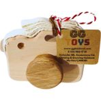 Gg Toys - Montessori Doğal Ahşap Oyuncak - Fotoğraf Makinesi - Naturel Ahşap