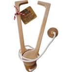 Gg Toys - Montessori Doğal Ahşap Oyuncak - Steteskop - Naturel Ahşap