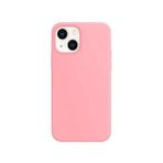 GGM GİYİM & AKSESUAR Apple iPhone 13/14 ile Uyumlu İçi Kadife Dışı Mat Yapıya Sahip Koruma Sağlayan Lansman Silikon Kılıf (Şeker Pembe)