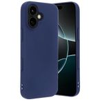 GGM GİYİM & AKSESUAR iPhone 17 ile Uyumlu İçi Kadife Dışı Mat Yapıya Sahip Koruma Sağlayan Lansman Silikon Kılıf (Lacivert)