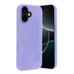 GGM GİYİM & AKSESUAR iPhone 17 ile Uyumlu İçi Kadife Dışı Mat Yapıya Sahip Koruma Sağlayan Lansman Silikon Kılıf (Lila)