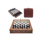 GGS GrandGiftStore Sevgililer Günü Hediyesi Kişiye Özel Premium Satranç Takımı, Metal Satranç Taşları Ofis Dekor Hediye