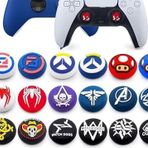 GGZone 2 ADET Joystick Kapağı Silikon Kauçuk Başparmak Çubuk Kavrama Kapakları PS5 PS4 PS3 Xbox 360 Xbox One Xbox One X Elite Denetleyici (Renk 13)