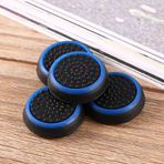 GGZone 4 adet Joystick kap silikon kauçuk başparmak sopa kavrama kapaklar PS5 PS4 PS3 Xbox 360 Xbox One Xbox One X Elite Nintendo anahtarı Pro denetleyici renk mavi