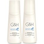 G&H Unisex Roll-On Deodorant 2×100 ml – Ferah Koku, 48 Saat Etkili Terleme Koruması, Hızlı Kuruyan ve Cilde Nazik Formül