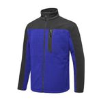 Ghassy Co. Erkek Antipilling Thermal Garnili Tam Fermuarlı Polar Ceket İNDİGO M